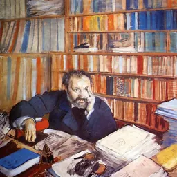 Portrait of Louis Edmond Duranty
