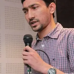 Portrait of Hussain Haidry