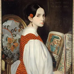 Portrait of Léopoldine Hugo