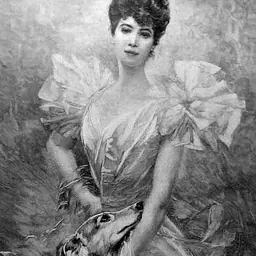 Portrait of Germaine Deschanel