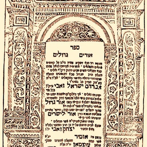 Portrait of Hayyim Abraham Israel ben Benjamin Ze’evi