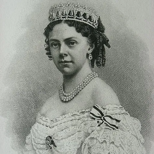 Portrait of Princess Alexandrine of Prussia