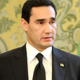 Portrait of Serdar Berdimuhamedow