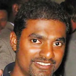 Portrait of Muttiah Muralitharan