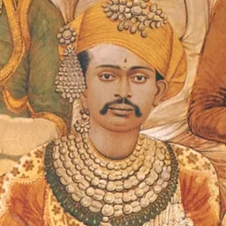 Portrait of Malhar Rao Gaikwar
