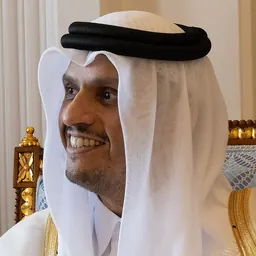 Portrait of Mohammed bin Abdulrahman Al Thani