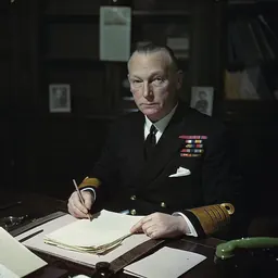 Portrait of John Tovey, 1st Baron Tovey