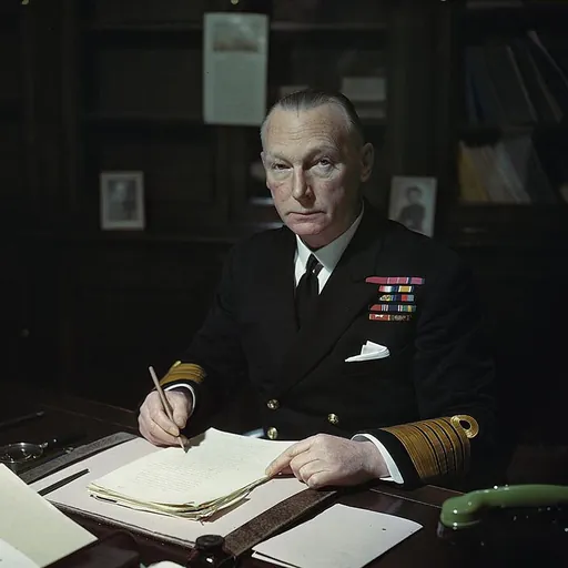 Portrait of John Tovey, 1st Baron Tovey
