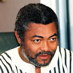 Portrait of Jerry Rawlings
