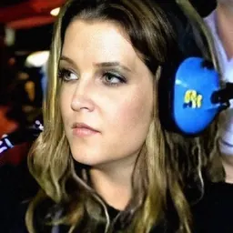 Portrait of Lisa Marie Presley