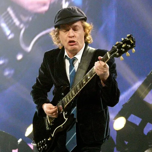 Portrait of Angus Young