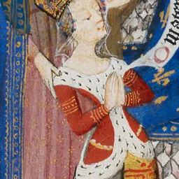 Portrait of Isabella of Scotland, Duchess of Brittany