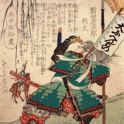 Portrait of Maeda Toshimasu