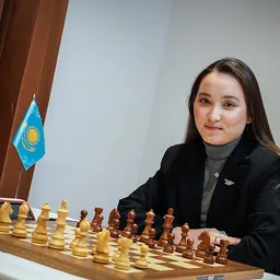 Portrait of Zhansaya Abdumalik