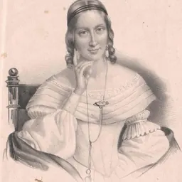 Portrait of Ida von Hahn-Hahn
