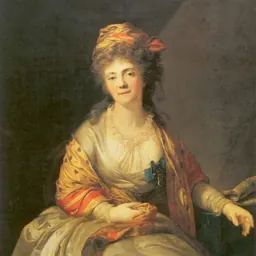Portrait of Elizaveta Buturlina