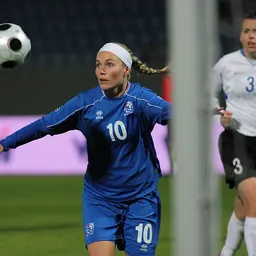 Portrait of Dóra María Lárusdóttir