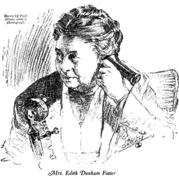 Portrait of Edith Dunham Foster