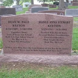 Portrait of W. Page Keeton