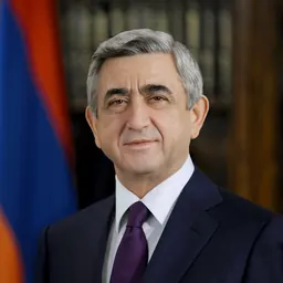 Portrait of Serzh Sargsyan