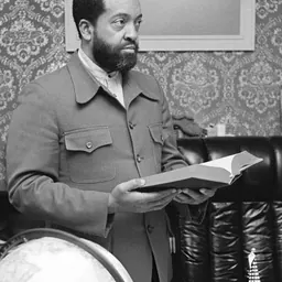 Portrait of Warith Deen Mohammed