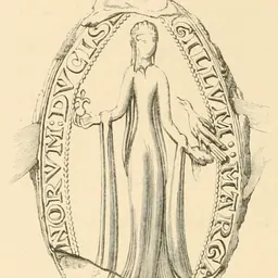 Portrait of Margaret of Huntingdon, Duchess of Brittany