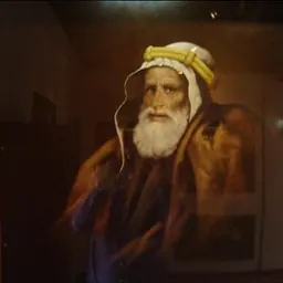 Portrait of Zayed bin Khalifa Al Nahyan