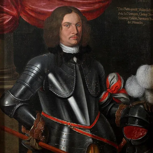 Portrait of Philip Louis, Duke of Schleswig-Holstein-Sonderburg-Wiesenburg