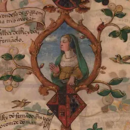 Portrait of Isabella of Portugal, Lady of Viseu