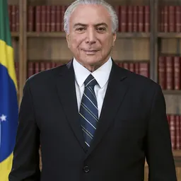 Portrait of Michel Temer