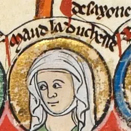 Portrait of Matilda of England, Duchess of Saxony