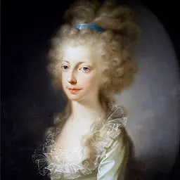 Portrait of Maria Clementina of Austria, Duchess of Calabria