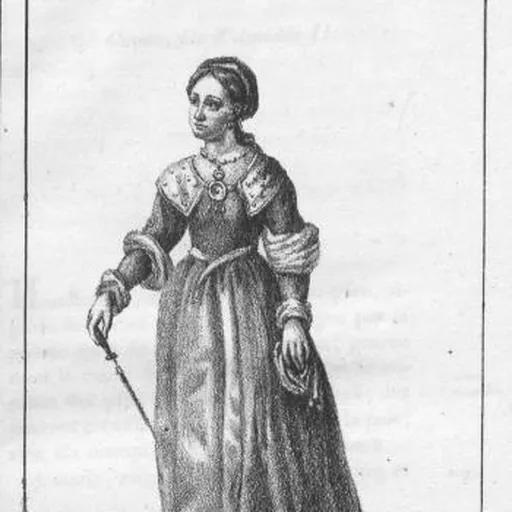 Portrait of Gisela of Burgundy