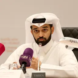 Portrait of Hassan Al-Thawadi