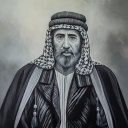 Portrait of Ayyash Al-Haj