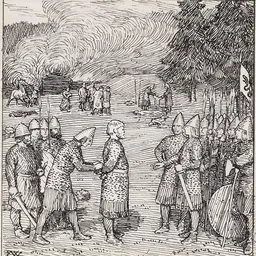 Portrait of Gryting, King of Orkdal