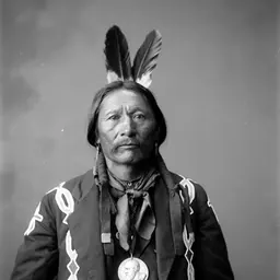 Portrait of Buckskin Charley