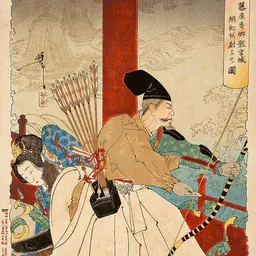 Portrait of Fujiwara no Hidesato