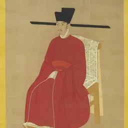 Portrait of Emperor Zhezong of Song