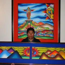 Portrait of Roberto Mamani Mamani