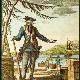 Portrait of Blackbeard