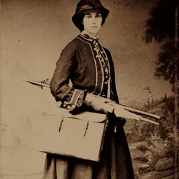 Portrait of Fidelia Bridges