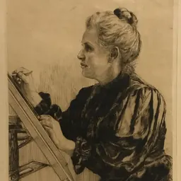 Portrait of Carlotta Ida Popert
