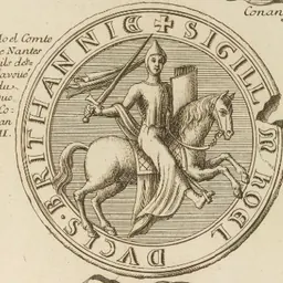 Portrait of Hoel, Count of Nantes