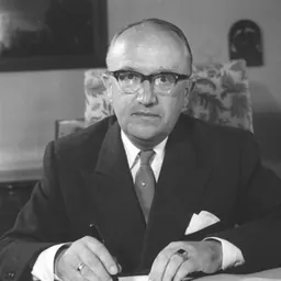 Portrait of Walter Hallstein
