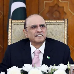Portrait of Asif Ali Zardari