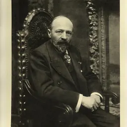 Portrait of Franz Courtens
