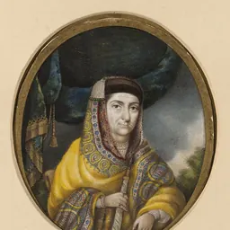 Portrait of Begum Samru