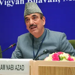 Portrait of Ghulam Nabi Azad