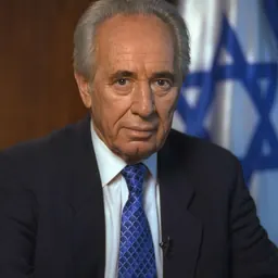 Portrait of Shimon Peres